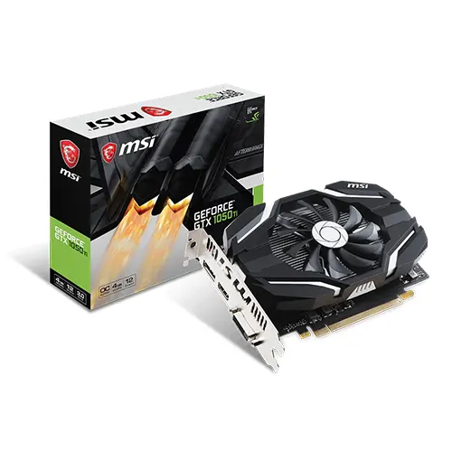 MSI GTX 1050 Ti OCV1 4GB Graphics Card